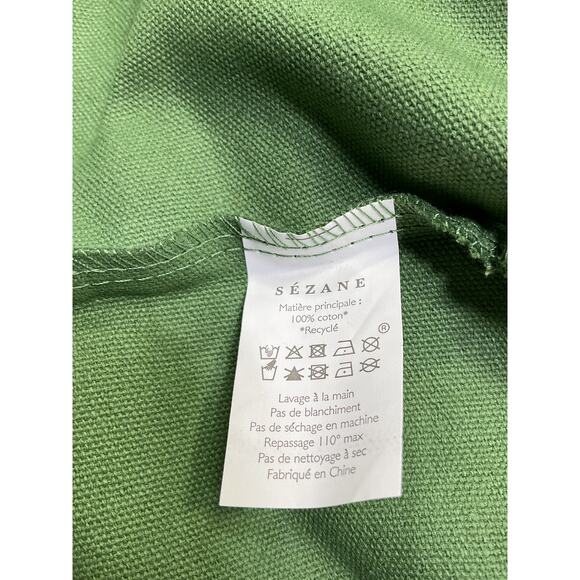 S�zane Green Cotton Tote Bag - Picture 5 of 5